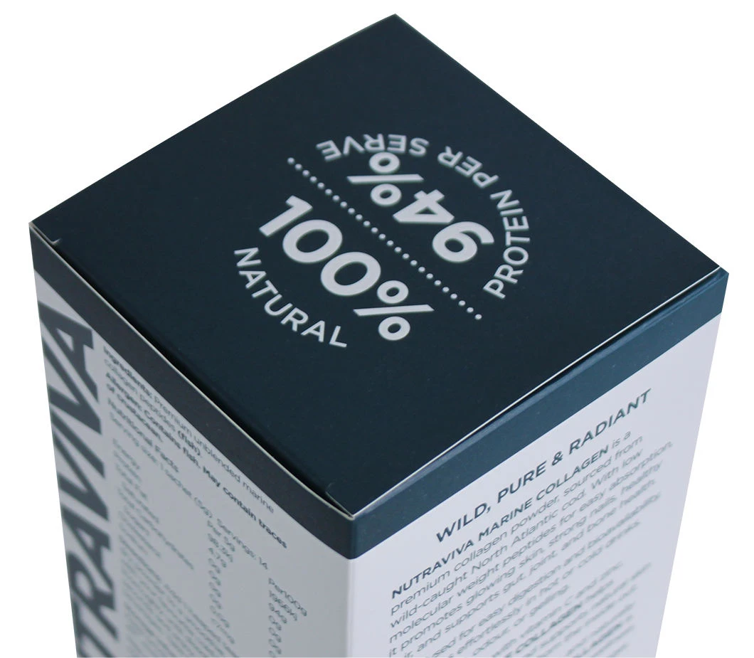 Reverse Tuck End Box - grey chipboard gift box