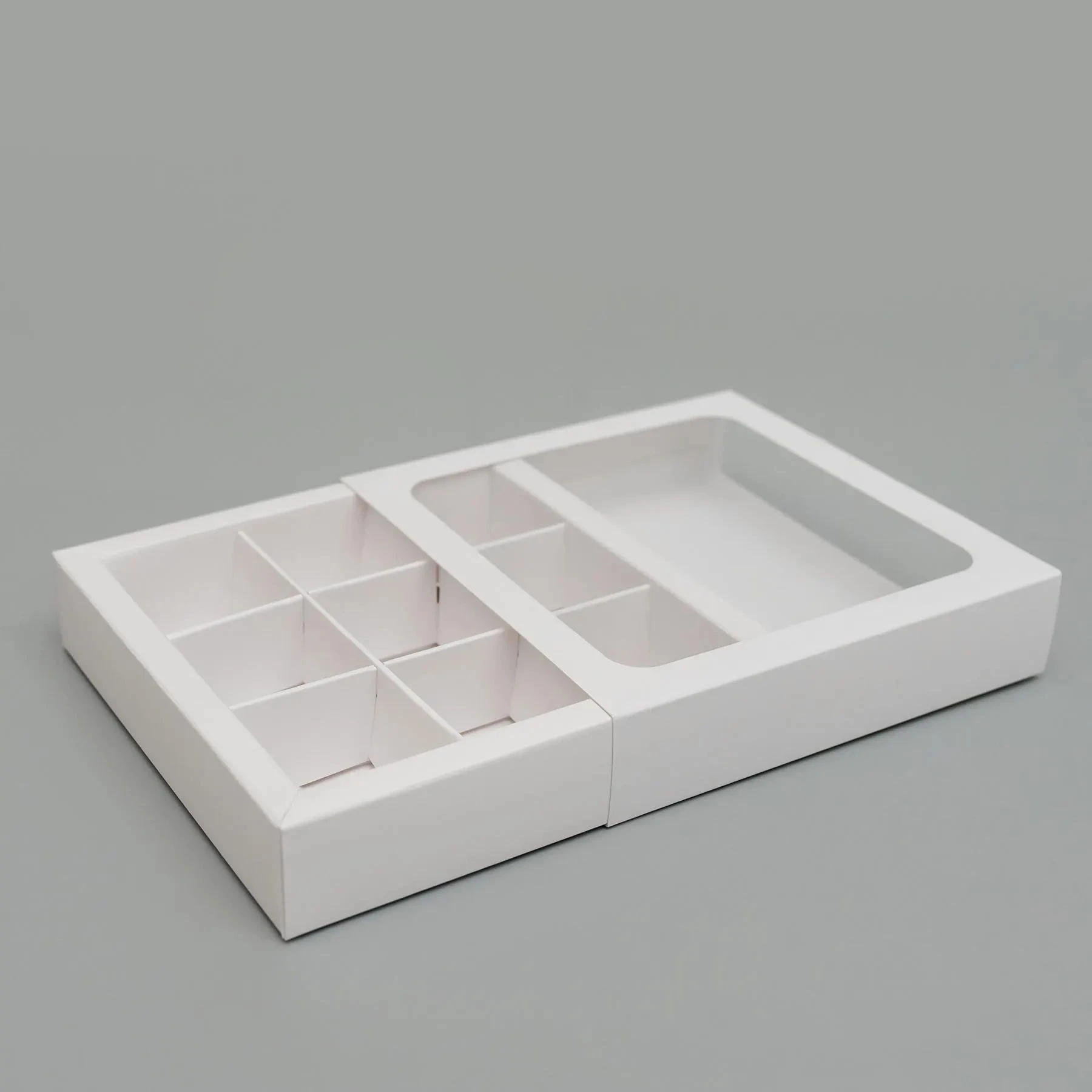 Cardboard Window Drawer Box - drawer with clear window