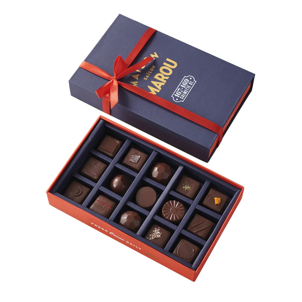 chocolate two piece box - view 3