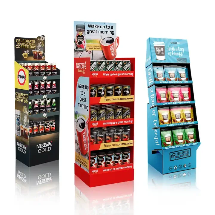 cardboard floor display stand - view 2