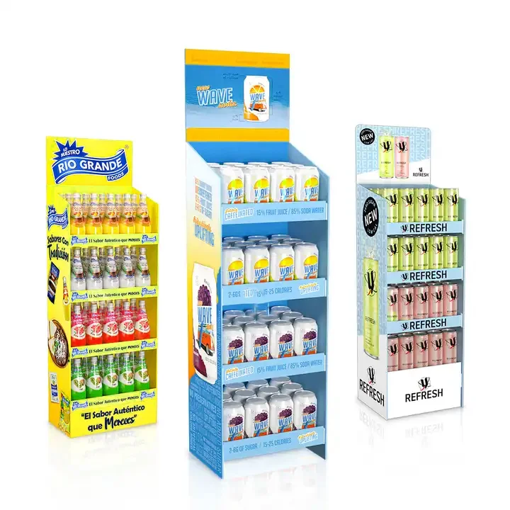 cardboard floor display stand - view 3