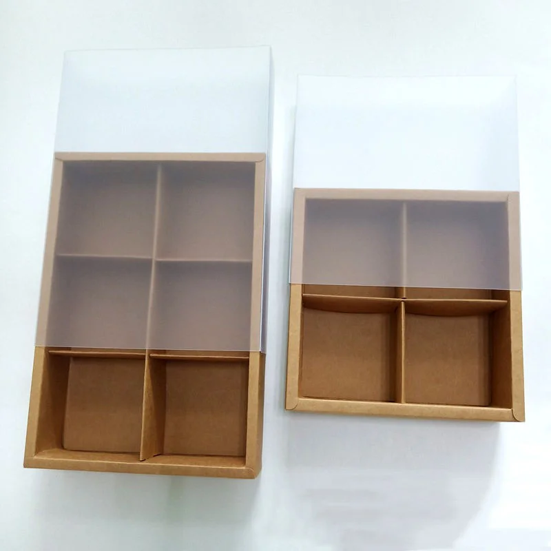 Multi-Compartment Tray - grey chipboard gift box