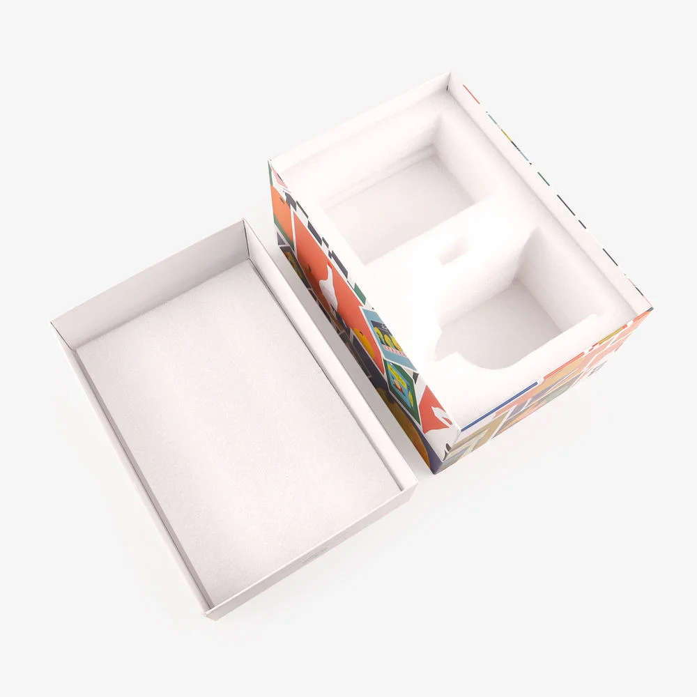 cardboard partial cover two-piece box - view 2