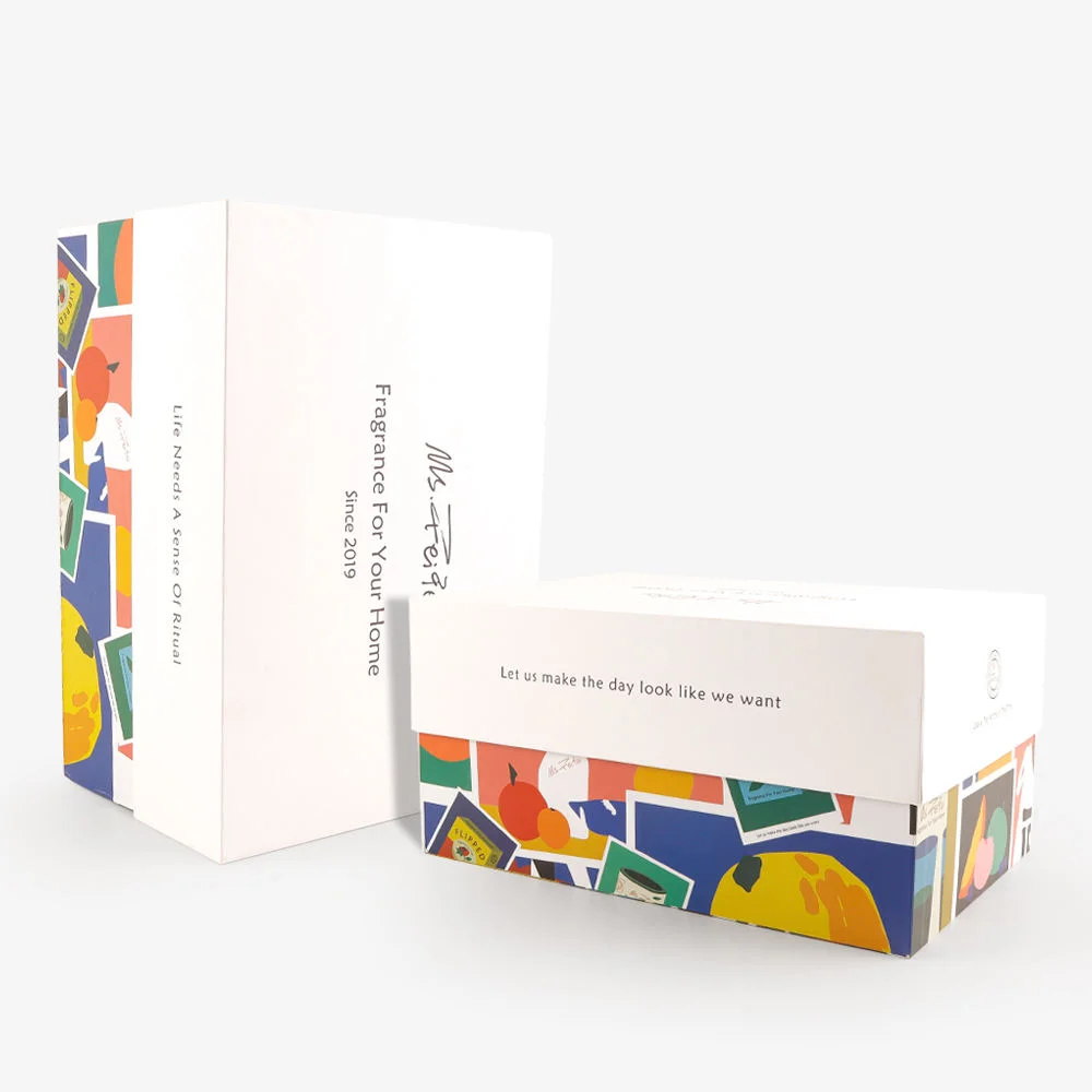 cardboard partial cover two-piece box - view 4