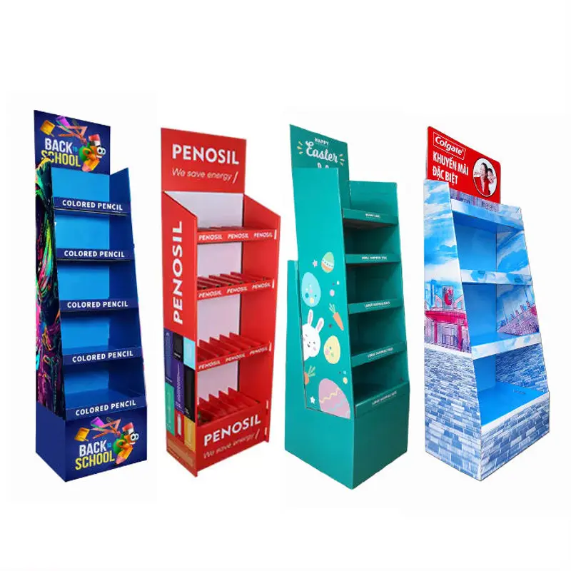 cardboard tiered display stand - view 3