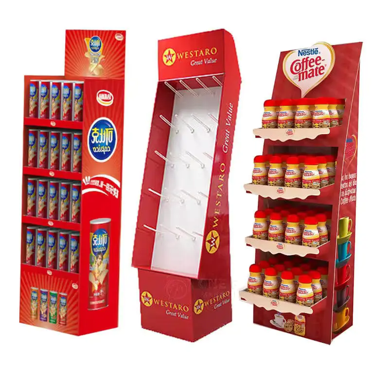 cardboard tiered display stand - view 5