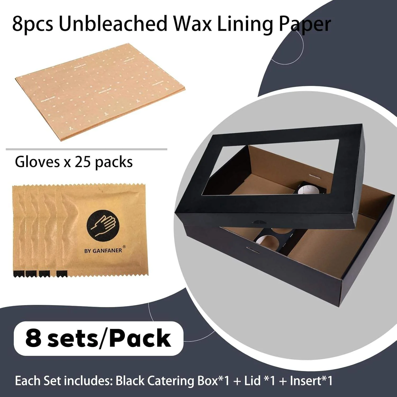 Tray Box - grey chipboard gift box