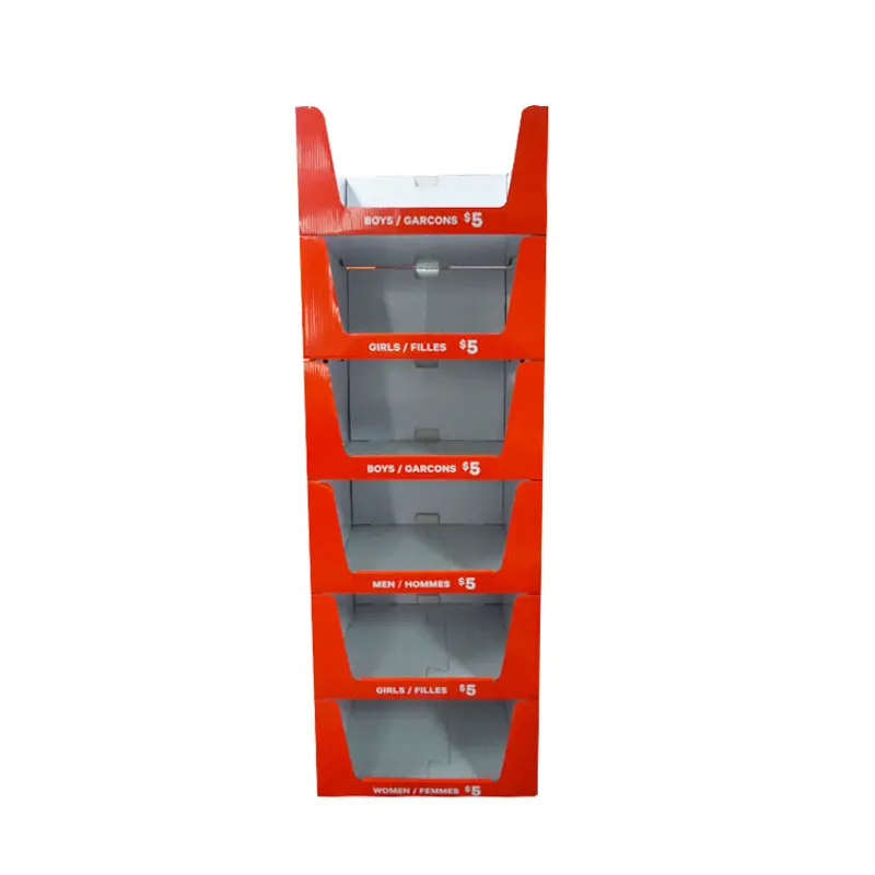 cardboard tray display stand - view 3