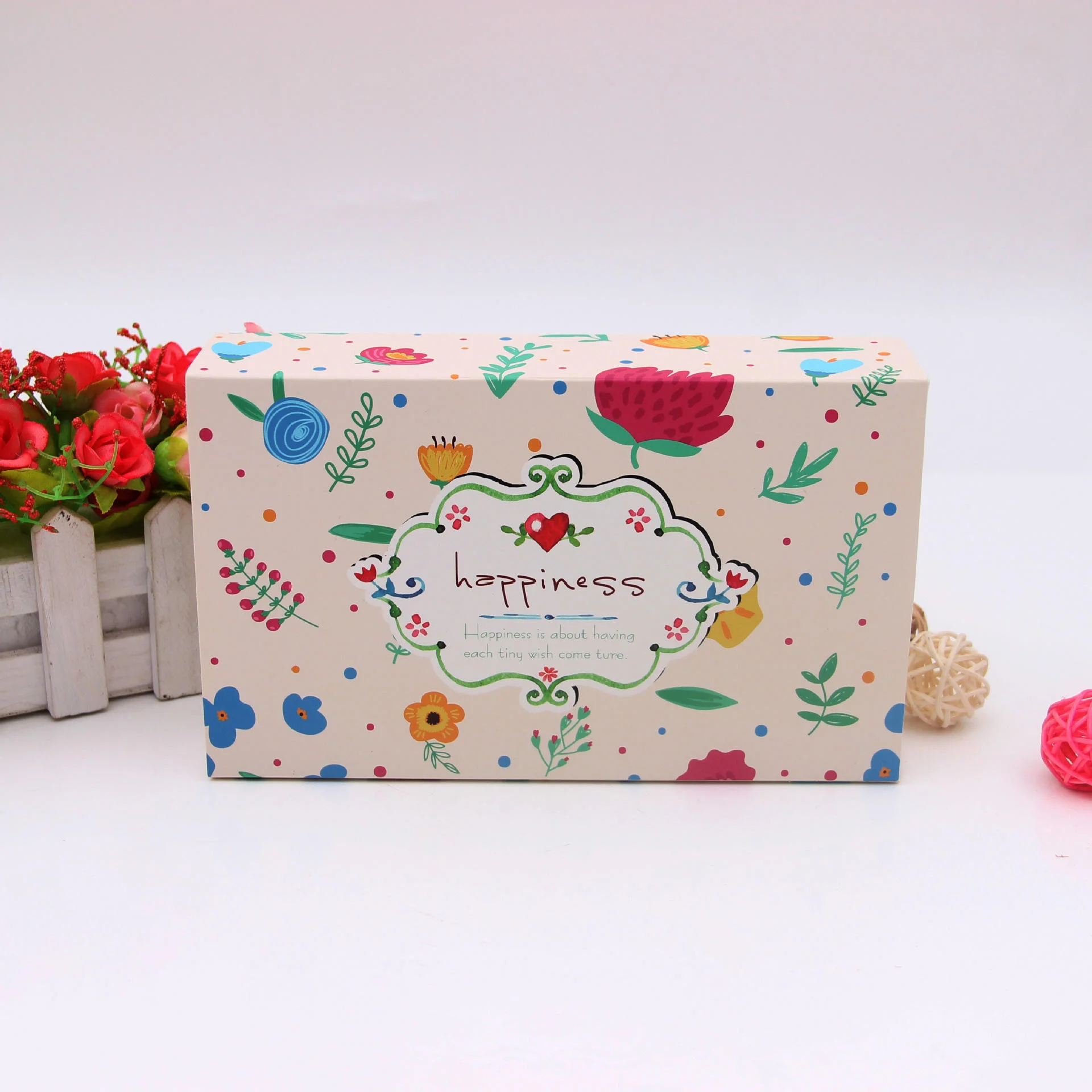 White Cardstock Drawer Box - view 3