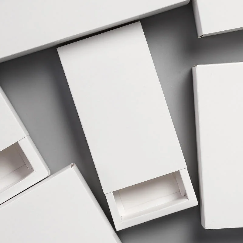 White Cardstock Drawer Box - view 4
