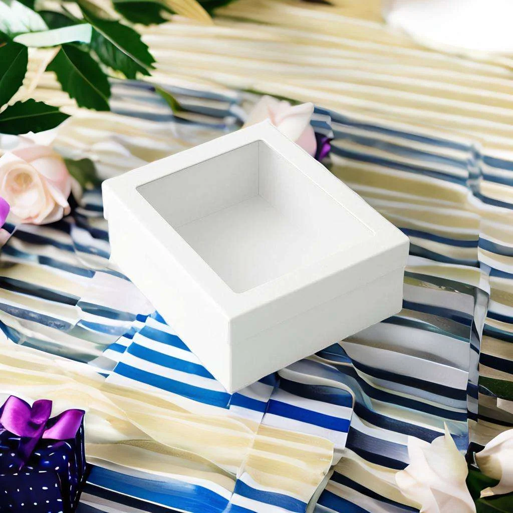 cardboard window two-piece box - view 4