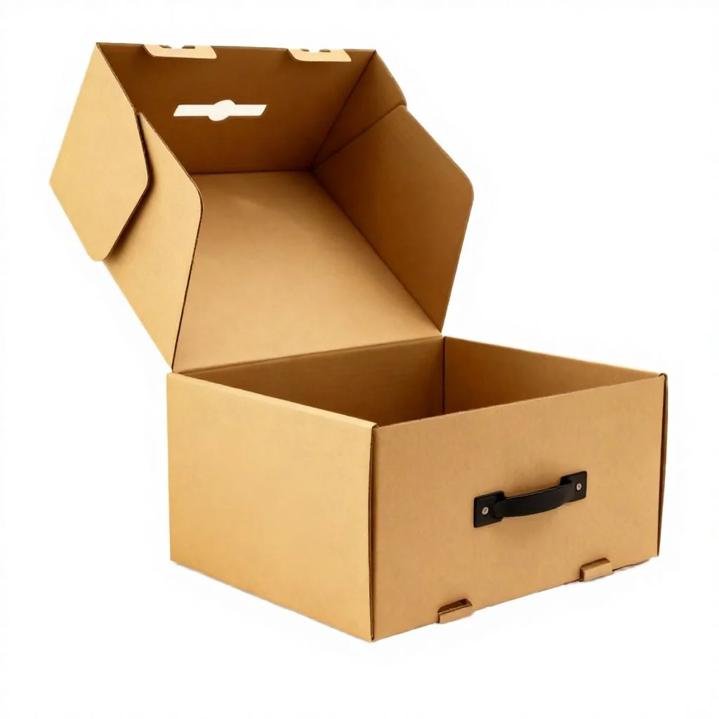 mailer box with handle - view 4